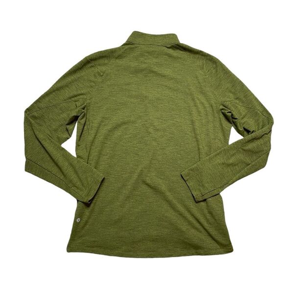 LULULEMON Men's Surge Warm Half Zip Green Size XL - Picture 2 of 9